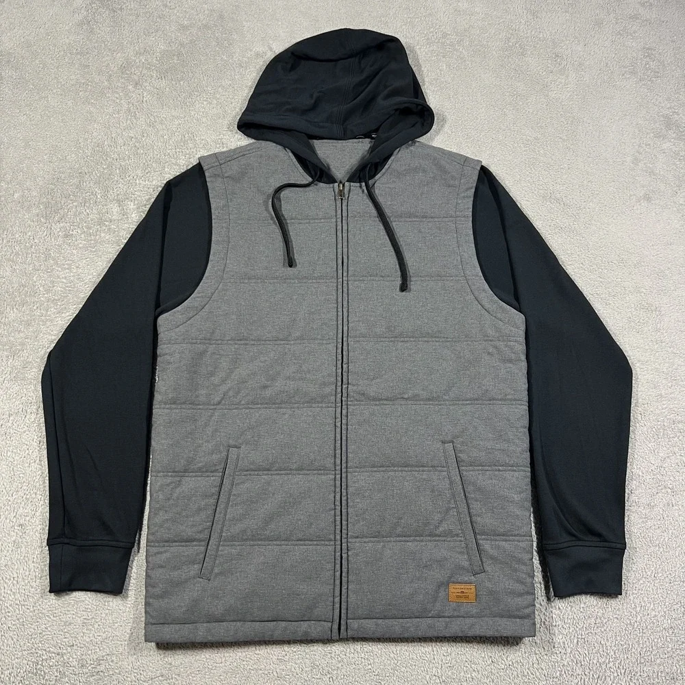Travis Mathew Scavenger Jacket Mens Medium Hooded Puffer Vest Full Zip Golf